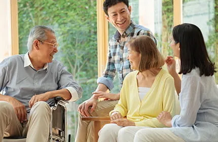 親と介護についての相談